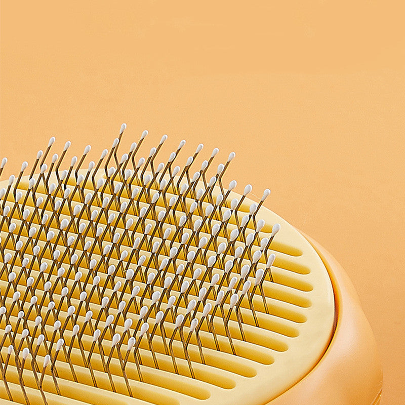 Steel Wire Self-Cleaning Pet Brush