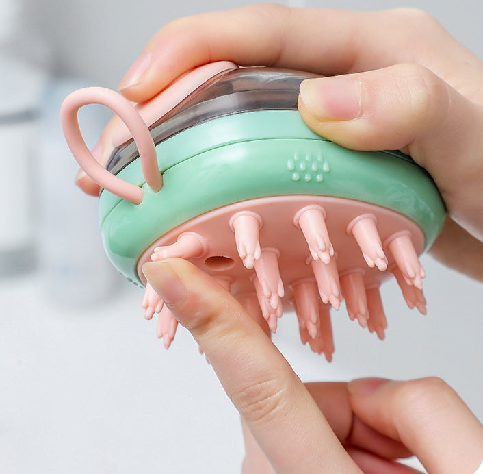 Incredibly Soft Dog Washing Comb Buil-In Soap Dispenser