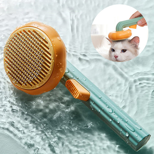 Steel Wire Self-Cleaning Pet Brush