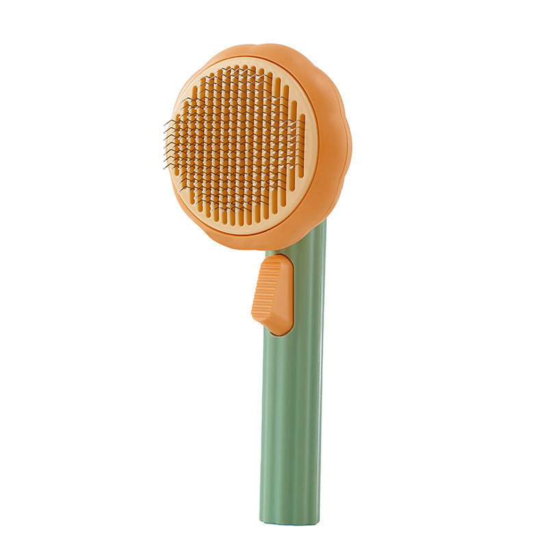 Steel Wire Self-Cleaning Pet Brush